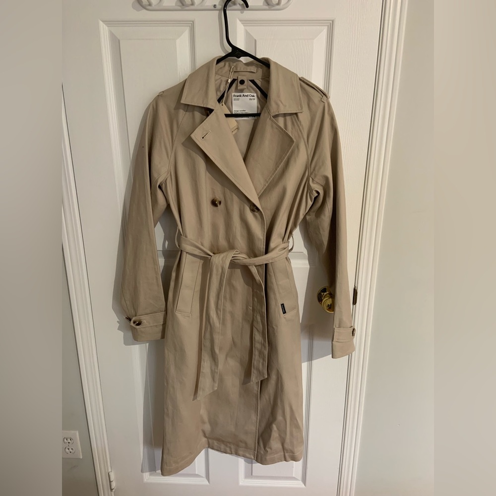 Frank and Oak trench coat